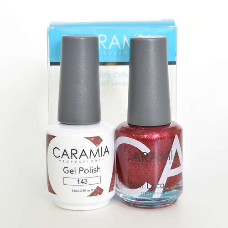 #143 Caramia Gel Polish & Nail Lacquer 0.5oz